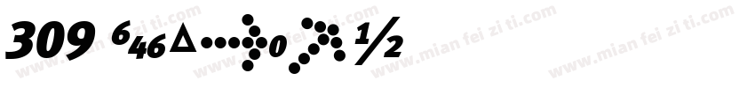 309 Gegular字体转换